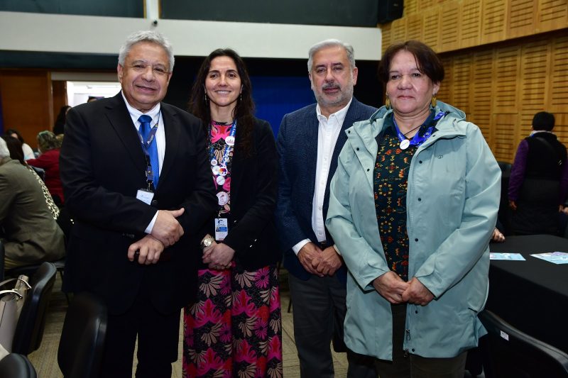 Foto autoridades de la salud del Maule