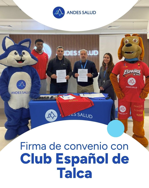 Andes Salud y Club Español de Talca se unen por el deporte y la salud ...